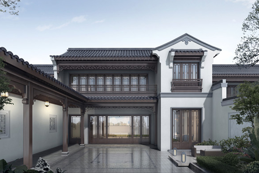 Xuancheng Muxihe Mansion – vindues- og dørapplikationsprojekt