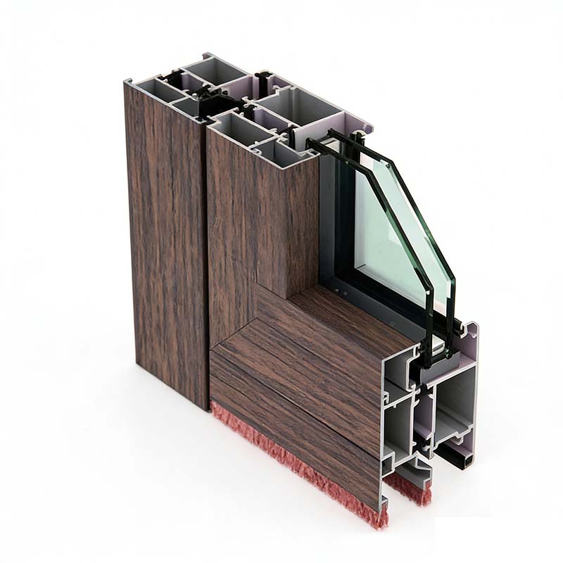 Thermal Break Aluminium Casement Døre Profiler