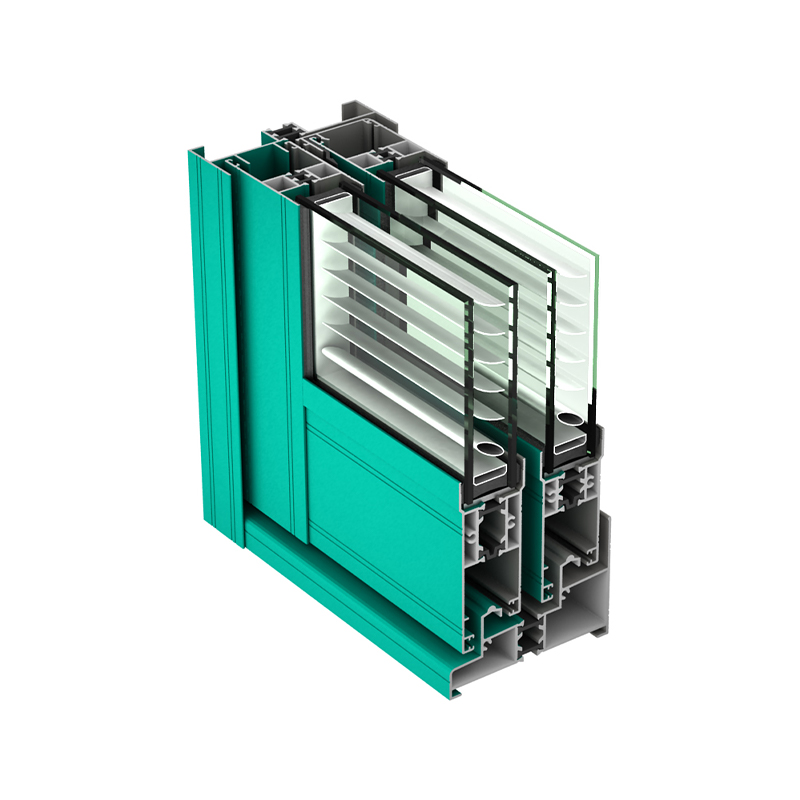 Termisk brud aluminium skydevinduer profiler